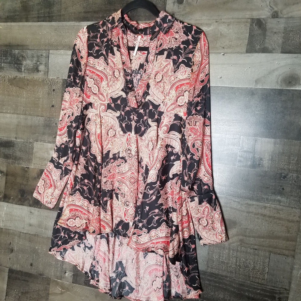 FREE PEOPLE oversized Paisley Tunic